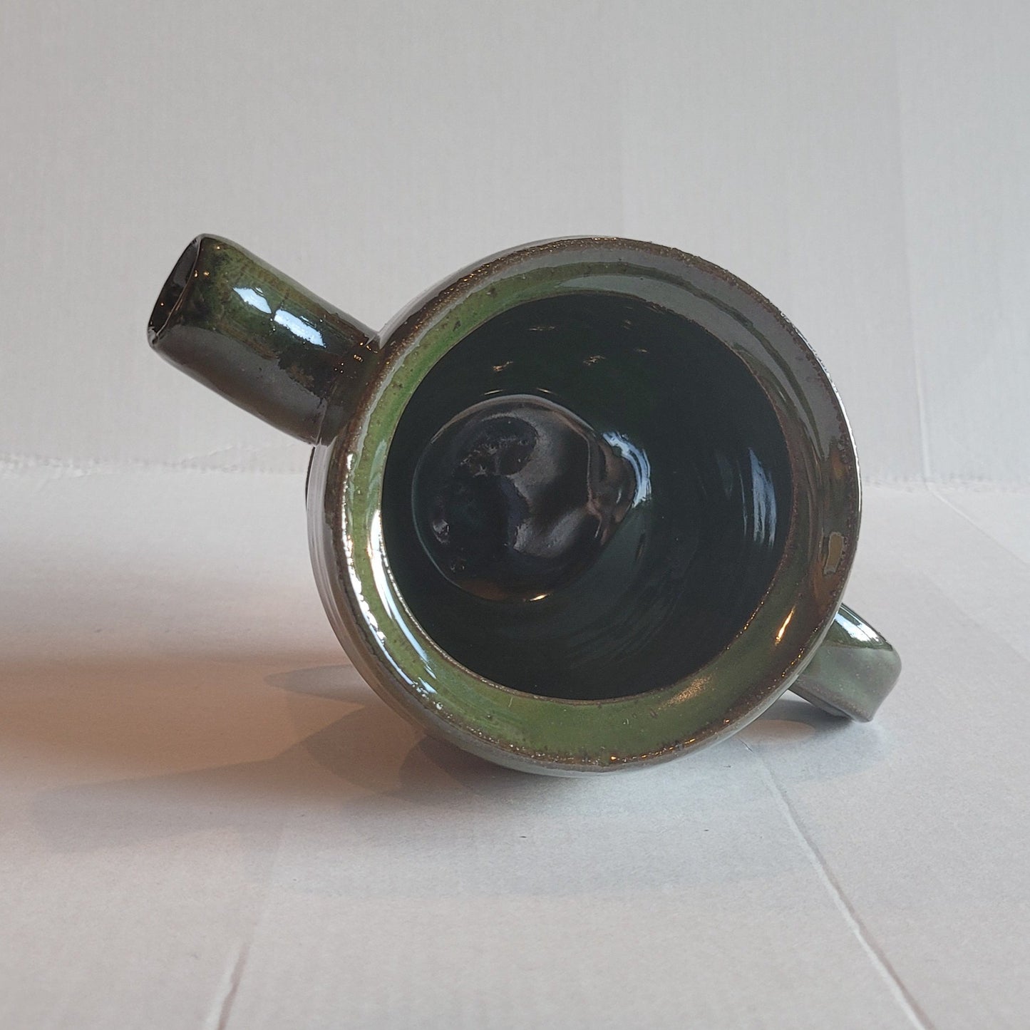 Decorative Green Teapot