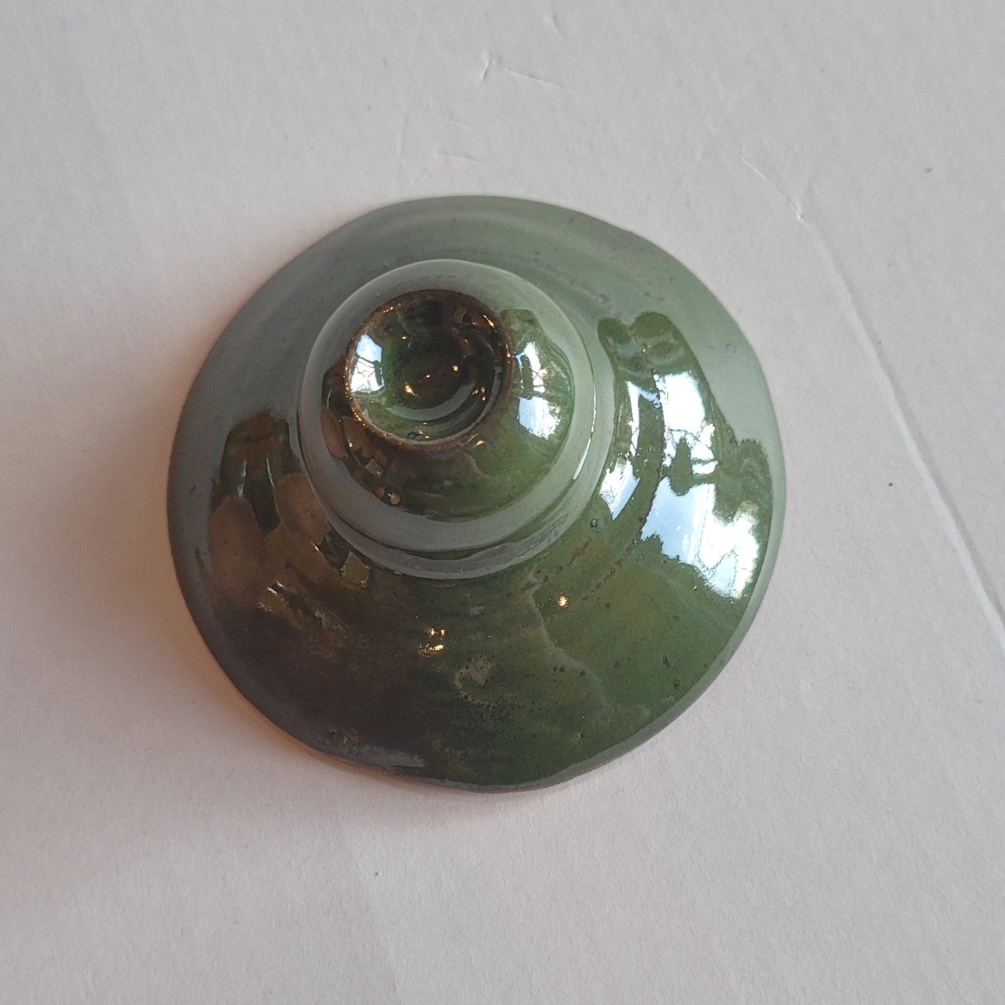 Decorative Green Teapot