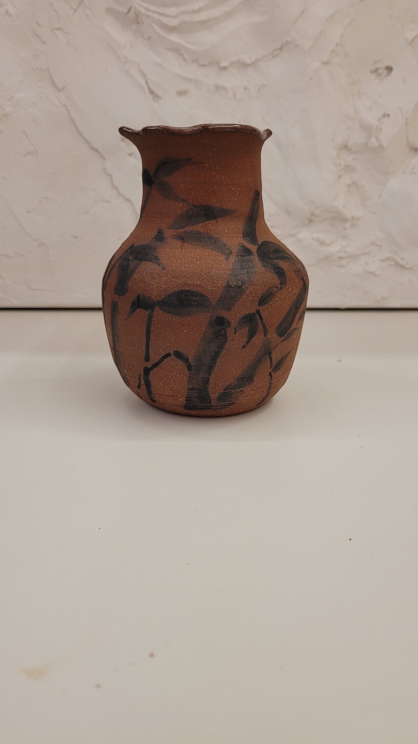 Sumi Painted Vase
