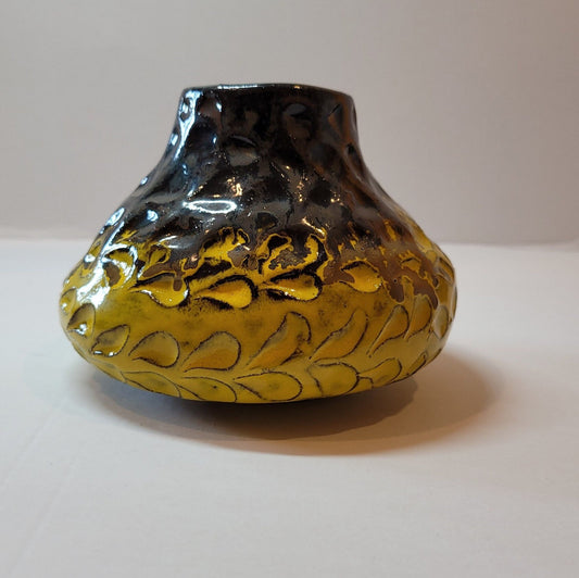 Black & Yellow Bee Vase